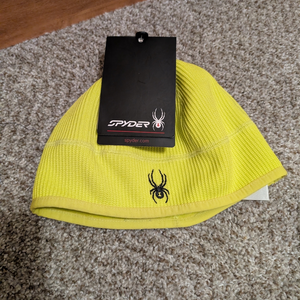 Spyder Vibrant Yellow Knit Hat